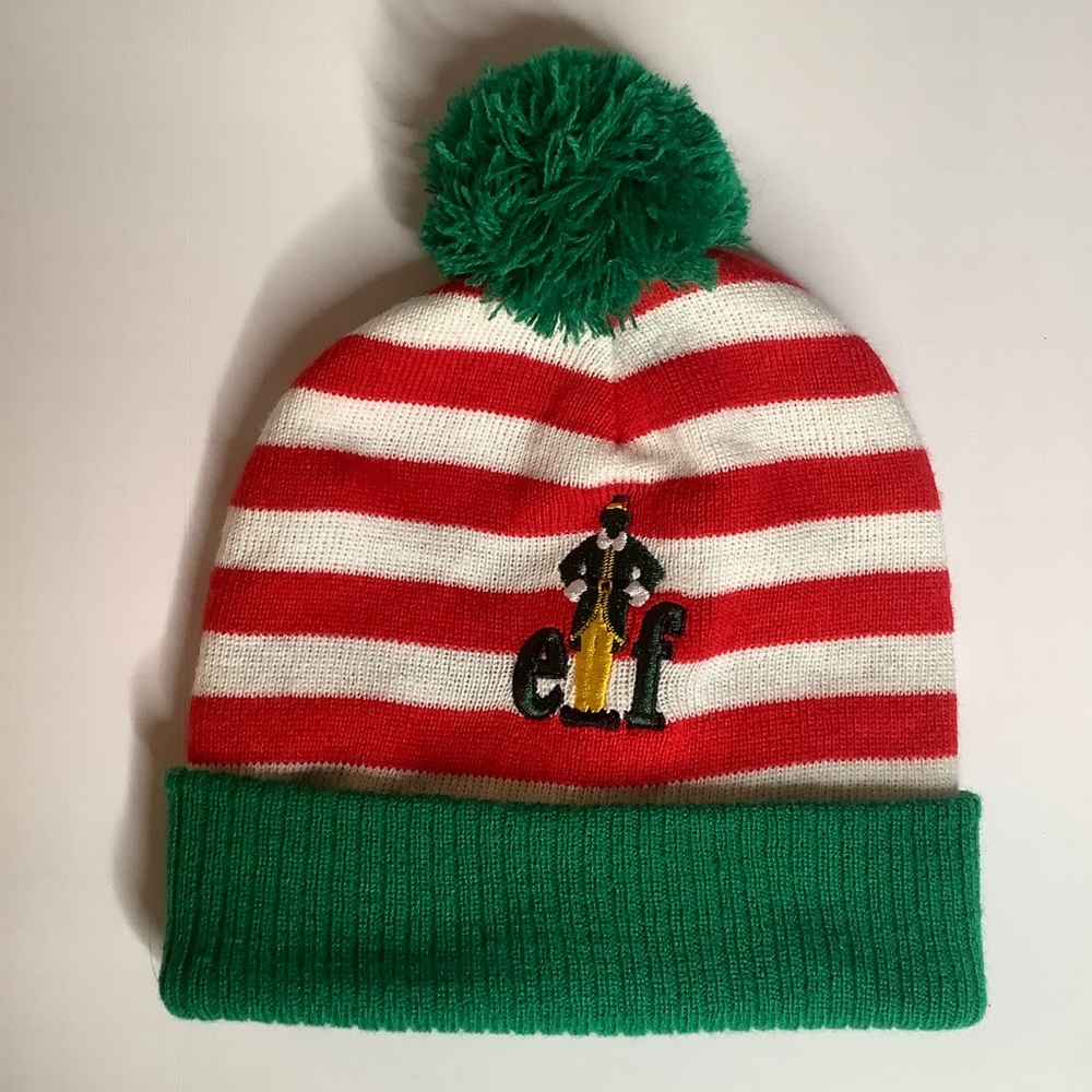 Elf Christmas Beanie Hat One Size